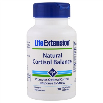 Life Extension, Поддержание естественного баланса кортизола, 30 капсул в растительной оболочке