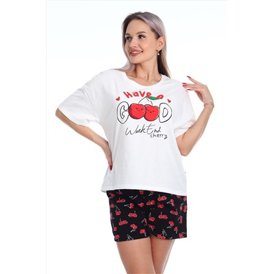Пижама с шортами 0-056 Очарование НАТАЛИ #999518