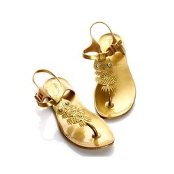 Сандалии Zhoelala OWL (золотой)/ Zhoelala OWL (gold)