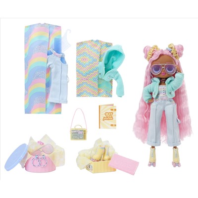 LOL Surprise OMG Sunshine Gurl Fashion Doll - Dress Up Doll Set with 20 Surprises for Girls and Kids 4+