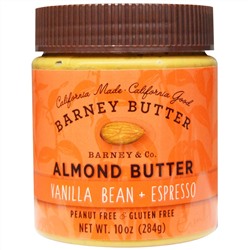 Barney Butter, Миндальное масло, ваниль + эспрессо, 10 унций (284 г)