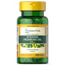 Puritan's Pride Evening Primrose Oil 500 mg with GLA