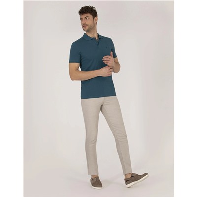 Zümrüt Slim Fit Polo Yaka Basic Tişört