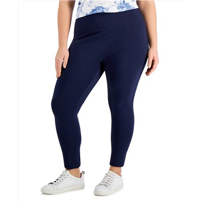 Style & Co Plus Size High-Rise Basic Leggings, Created for Macy's