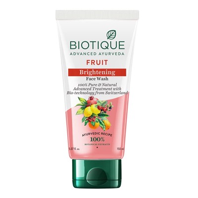 BIOTIQUE Fruit Face Wash  Гель для умывания на основе фруктовых соков 150мл