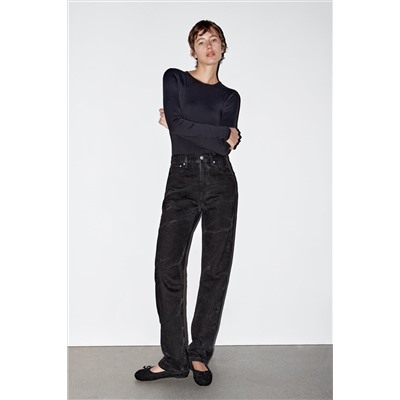 ZW COLLECTION RELAXED MID-RISE JEANS