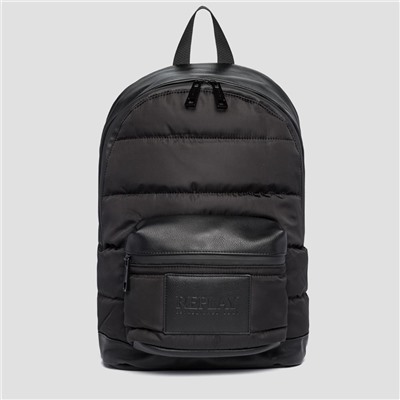 QUILTED NYLON BACKPACK