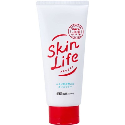 Пенка для лица для умывания COW Skin Life для проблемной кожи очищающая лечебно-профилактическая борьба с акне туба 130 гр