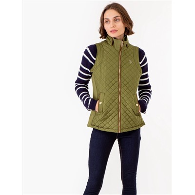 SIDE KNIT QUILTED VEST