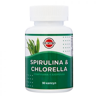 DR. MYBO Spirulina+Chlorella Спирулина+Хлорелла 90кап