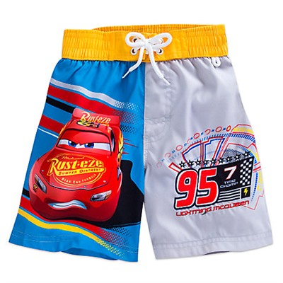 Lightning McQueen Swim Trunks for Boys | Шорты Тачки Дисней