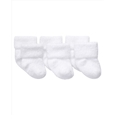 3-Pack Chenille Booties