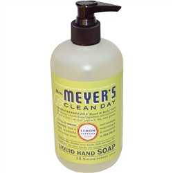 Mrs. Meyers Clean Day, Жидкое мыло для рук с ароматом лимонной вербены, 12.5 жидких унций (370 мл)