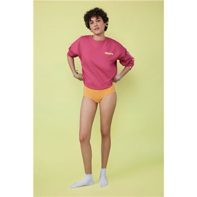 Pack 2 bragas culotte algodón naranja y rosa