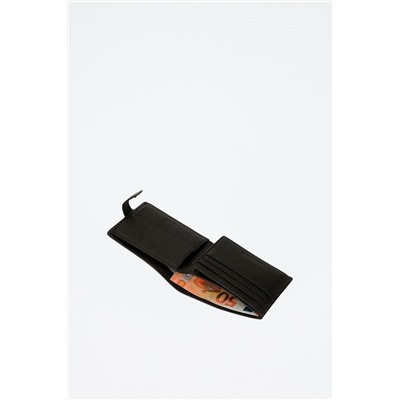 Cartera de piel Striking Negro