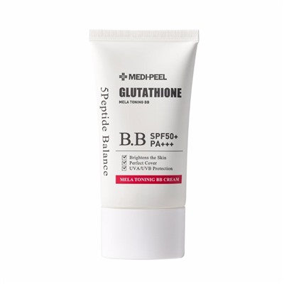 Тонизирующий бб-крем с глутатионом Medi-peel Bio-Intense Glutathione Mela Toning BB Cream SPF50+/PA++++ 50ml