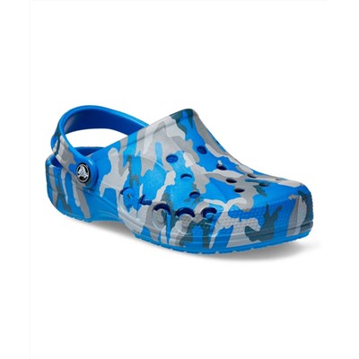 Crocs | Bright Cobalt & Gray Abstract Baya Clog - Adult