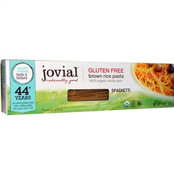 Jovial, Паста спагетти из коричневого риса, 340 г (12 унций)