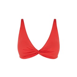 Top bikini halter nudo rojo