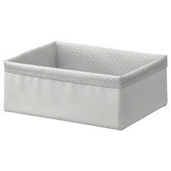 Sortierbox, grau/weiß, 20x26x10 cm