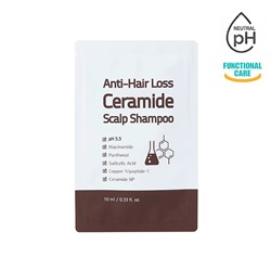 [Sample] Anti-Hair Loss Ceramide Scalp Shampoo (10ea), Cлабокислотный шампунь с керамидами против выпадения волос