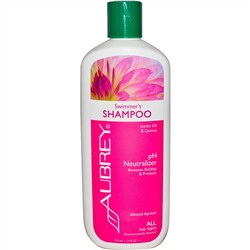 Aubrey Organics, Swimmer's Shampoo, рН нейтрализатор, для всех типов волос, 11 жидких унций (325 мл)