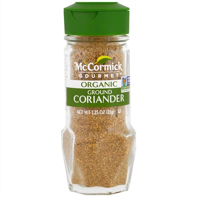 McCormick Gourmet, Органический продукт, кориандр, 35 г (1,25 унции)