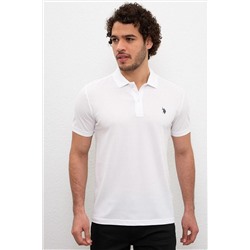 U.S. Polo Assn. Erkek Beyaz Polo Yaka T-shirt G081GL011.000.954055