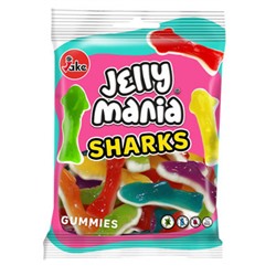 Жевательные конфеты Jake Sharks (акулы) 100 гр