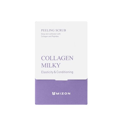 MIZON COLLAGEN MILKY SCRUB Молочный скраб с коллагеном 40*5г