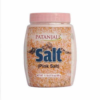 PATANJALI Pink Salt  Sendha Namak Гималайская розовая соль 500г