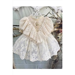 Hly Karol Tasarım Prenses Kız Bebek Elbisesi, Özel Dikim Kız Çocuk Elbisesi, Doğum Günü Elbisesi, Fotoğraf Çekim Elbis YD018