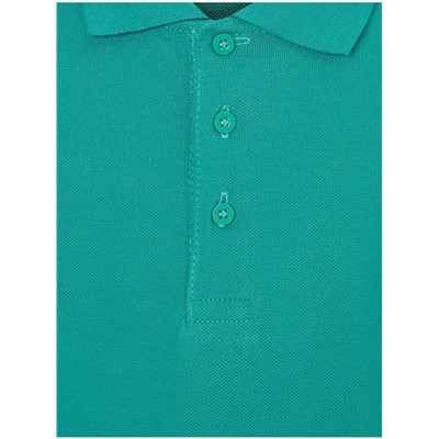 Jade Green Short Sleeve School Polo Shirts 2 Pack