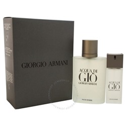 Giorgio Armani  Acqua Di Gio by for Men - 2 Pc Gift Set 3.4oz EDT Spray, 0.5oz EDT Spray