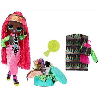 LOL Surprise OMG Dance Dance Dance Virtuelle Fashion Doll with 15 Surprises Including Magic Black Light, Shoes, Hair Brush, Doll Stand and TV Package - Great Gift for Girls Ages 4+ Who Love to Dance