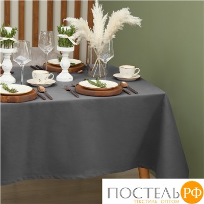 Скатерть Этель Kitchen 150х180 см, цвет серый, 100% хл, саржа 220 г/м2