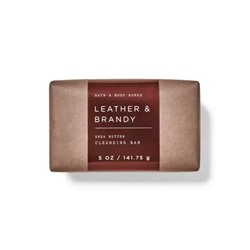 Mens LEATHER & BRANDY Shea Butter Cleansing Ba