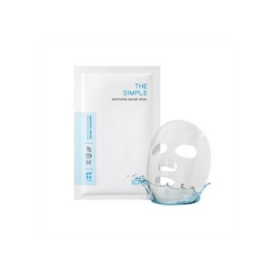 ★SALE★ The Simple Soothing Gauze Mask, Слабокислотная Тканевая маска для чувствительной кожи