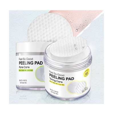 Feel So Good Peeling Pad (Toning Care), Очищающие пилинг-спонжи с АНА кислотами для тонуса кожи