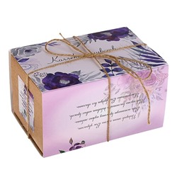 Подарочный набор с органической косметикой для женщин «Нежный пилинг» для ванн