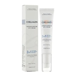 ENOUGH Collagen 3in1 eye cream Антивозрастной увлажняющий крем для кожи вокруг глаз с коллагеном 30мл