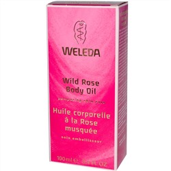 Weleda, Масло дикой розы для тела, 3.4 жидких унций (100 мл)