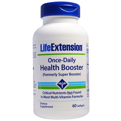 Life Extension, Once Daily Health Booster, 60 мягких капсул