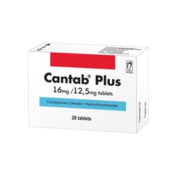 CANTAB PLUS 16 mg/12.5 mg 28 tablet (название лекарства на русском / аналоги Кантаб плюс)