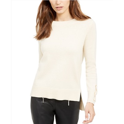 MICHAEL Michael Kors Tie-Sleeve Sweater, Regular & Petite Sizes, Created for Macy's