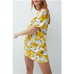 Pijama Pikachu Pokémon MoodPikaiz - Blanco y amarillo
