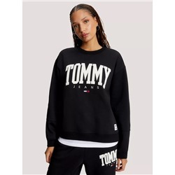 Tommy Jeans Embroidered TJ Varsity Logo Sweatshirt