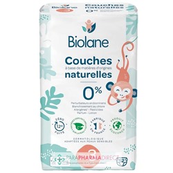 Biolane Couches Naturelles - Taille 3 - 4-9 kg - 52 Couches