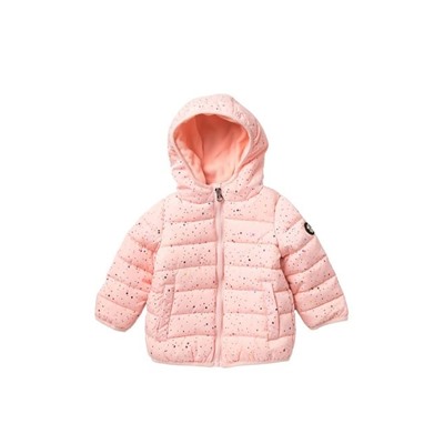 Jessica Simpson Confetti Splatter Puffer Jacket (Baby Girls)
