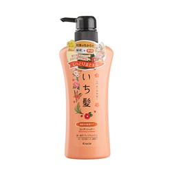 Кондиционер KRACIE ICHIKAMI для поврежденных волос интенсивно-увлажнаяющий с абрикосовым маслом и цветочными экстрактами аромат сакуры бут 480 мл